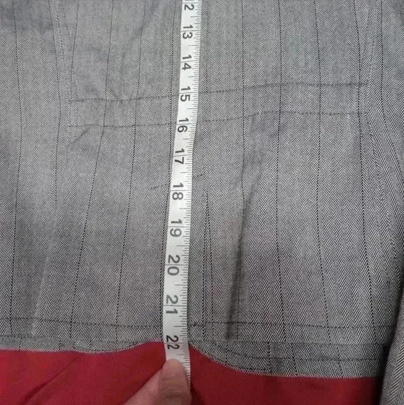 Signature By Larry Levine Blazer Women's Sz 4 Gray Preppy Work Wear Three Button - Picture 6 of 6